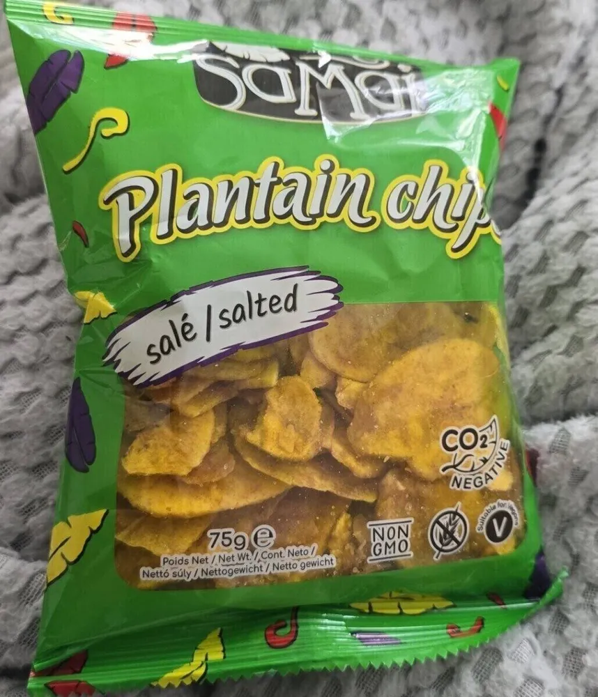 Plantain chips salted