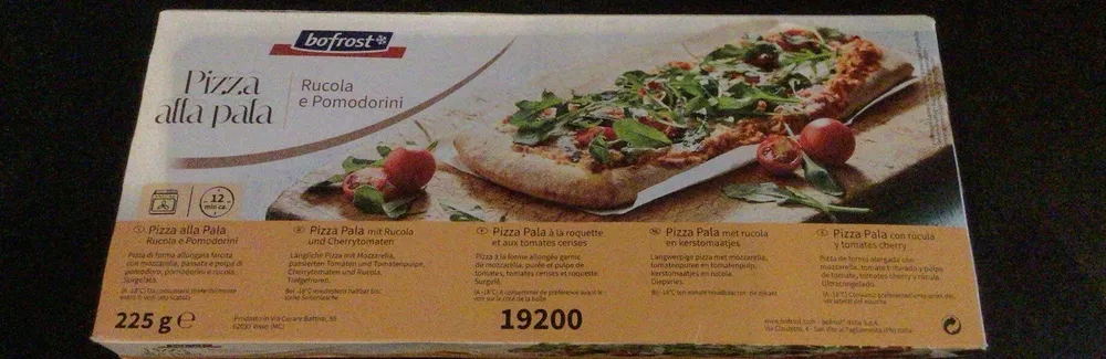 Pizza Pala à la roquette et aux tomates cerises