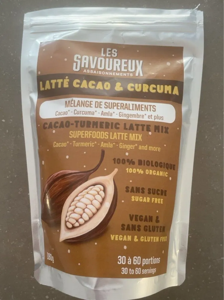 Latté cacao & curcuma