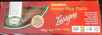 100% Rice Pasta Lasagne