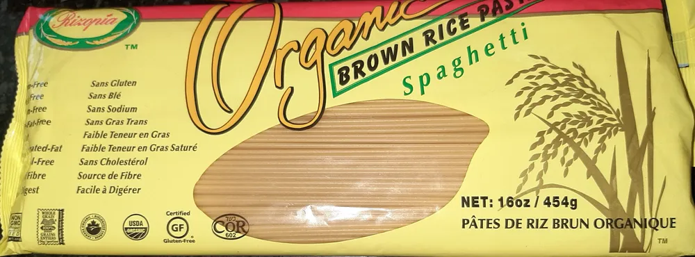 Organic Brown Rice Pasta Spaghetti