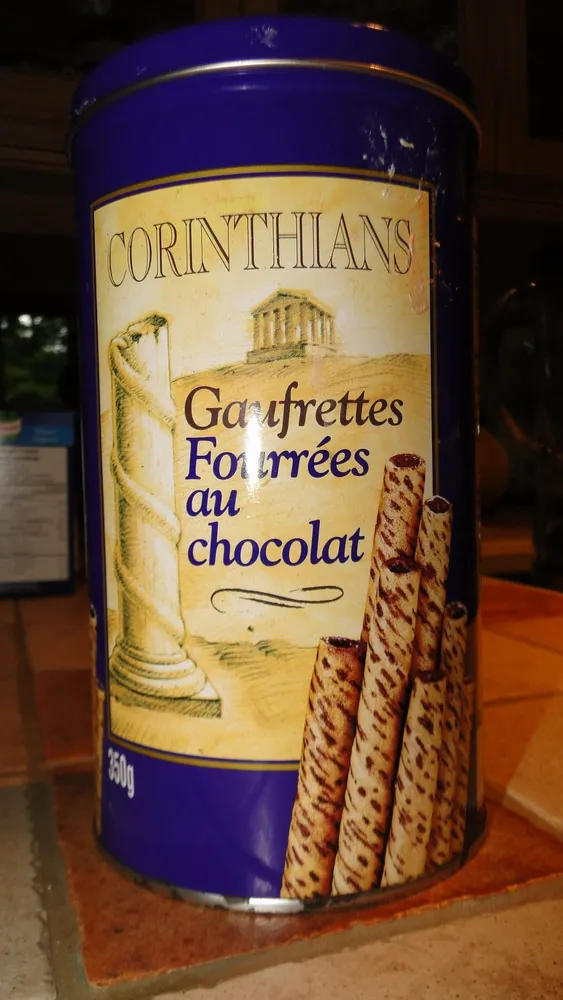 Gaufrettes fourrées  au chocolat