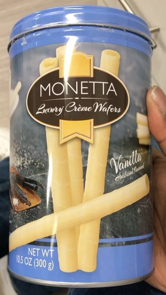 Luxury Creme Filled Wafers Roll Vanilla
