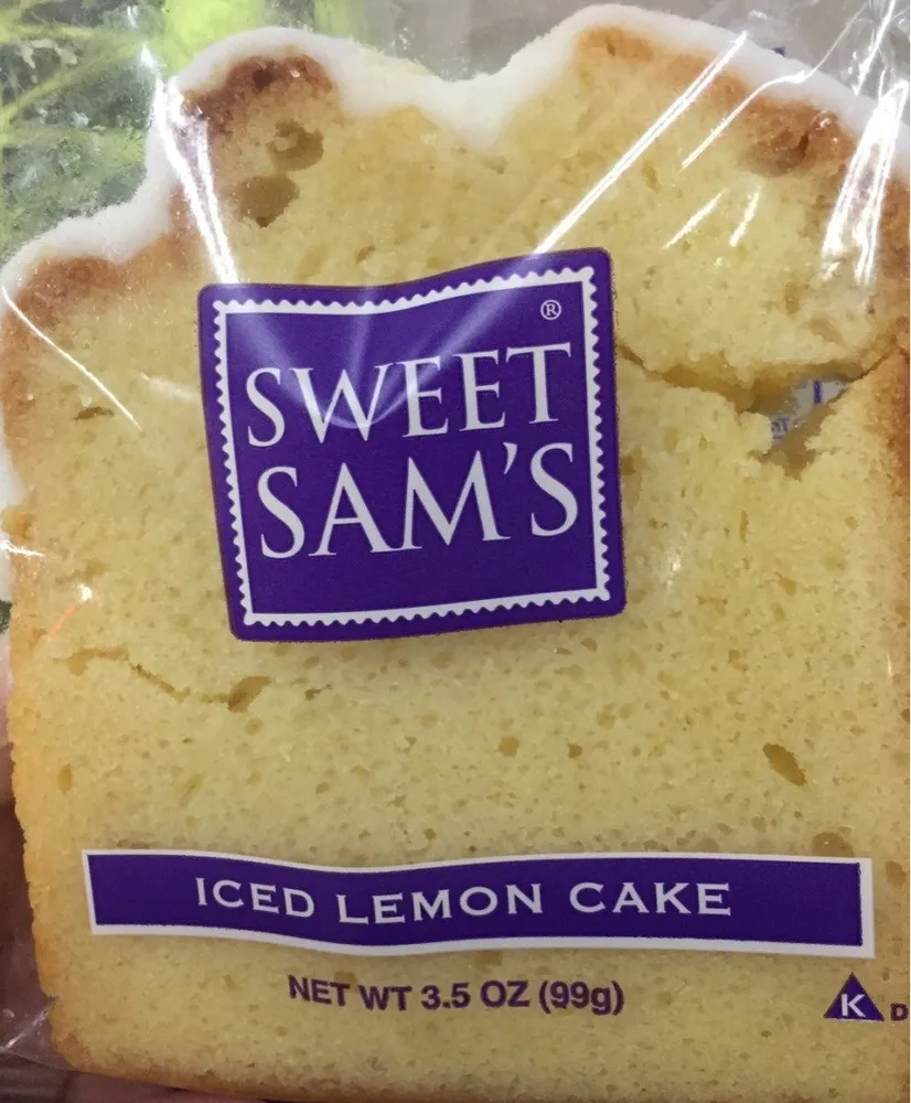 Iced lemon cake