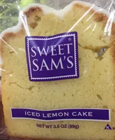 Iced lemon cake