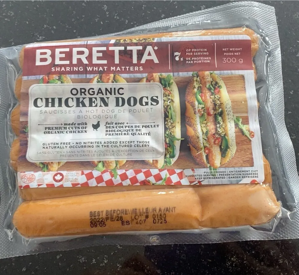 Organic Chicken Dogs