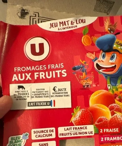 Fromage frais aux fruits
