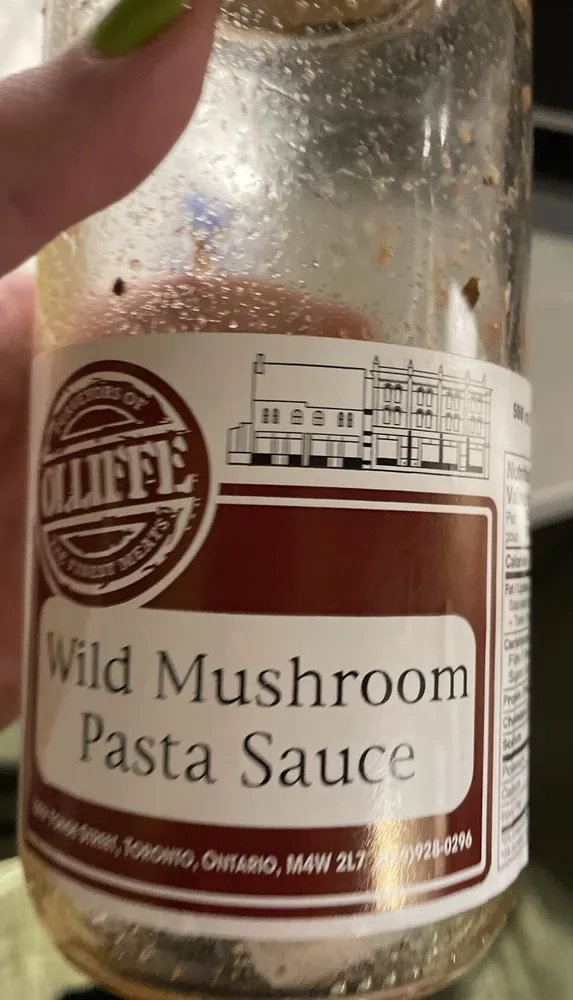 Wild Mushroom Pasta Sauce