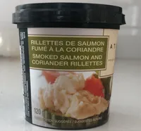 Rillettes de saumon fumé à la coriandre