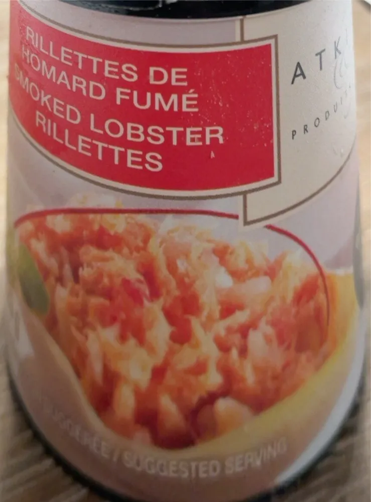 Smoked lobster rillettes