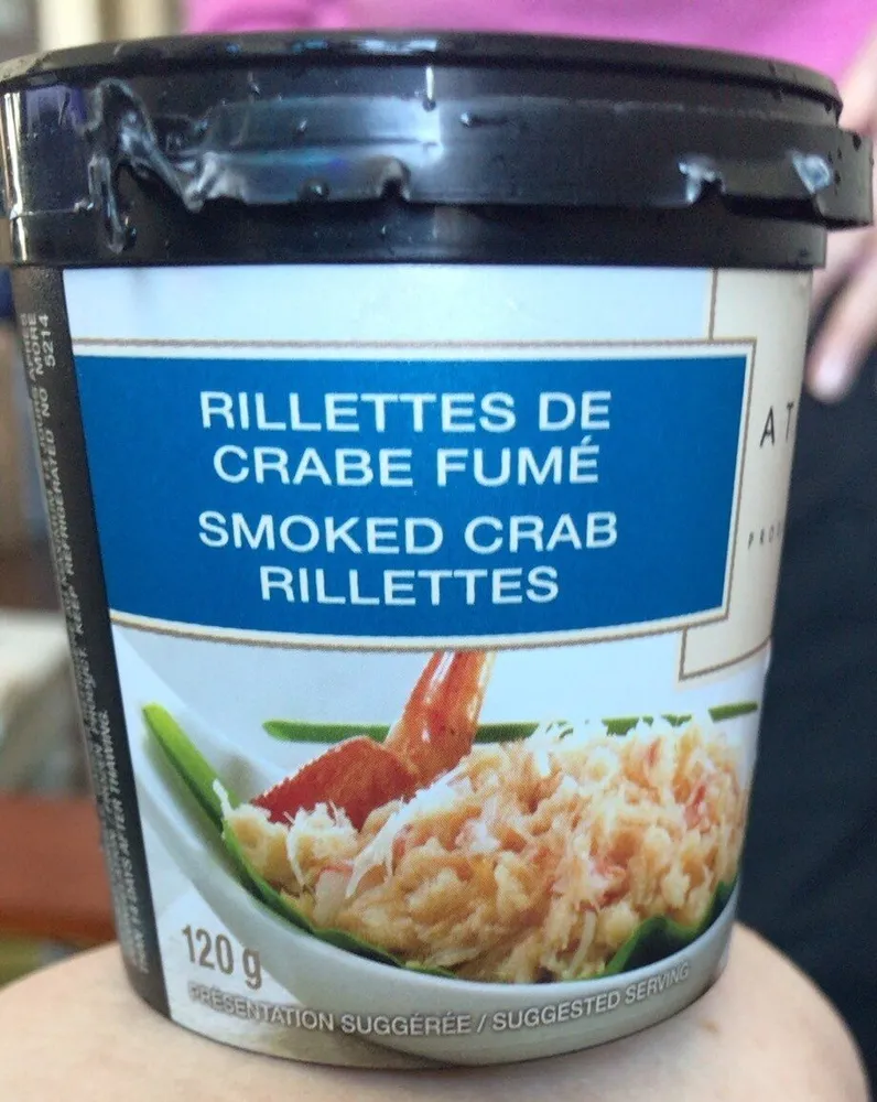 Rillette de crabe fumé