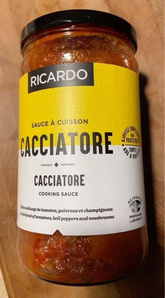Sauce cuisson cacciatore