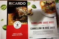 Cannelloni sauce rosée