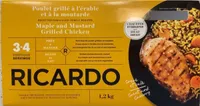 Poulet grillé à l’érable et à la moutarde