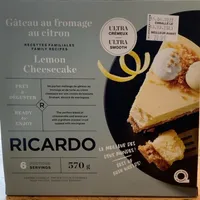 Gateau au fromage au citron