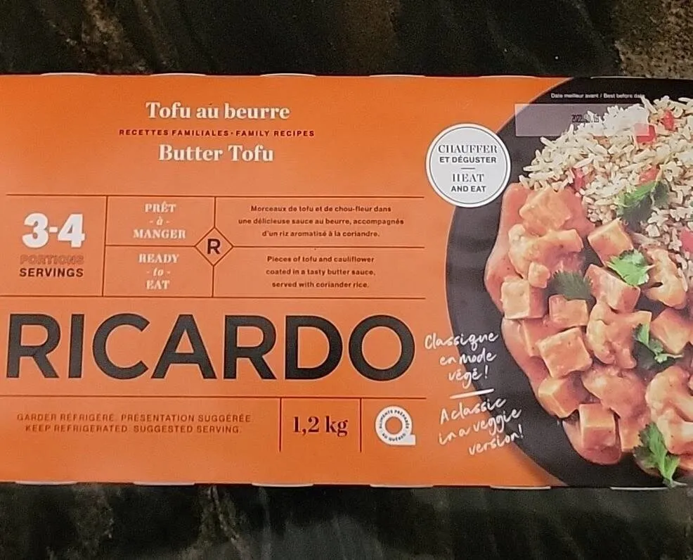 Tofu au beurre