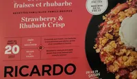 Croustade fraises et rhubarbe