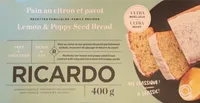 Pain au citron et pavot