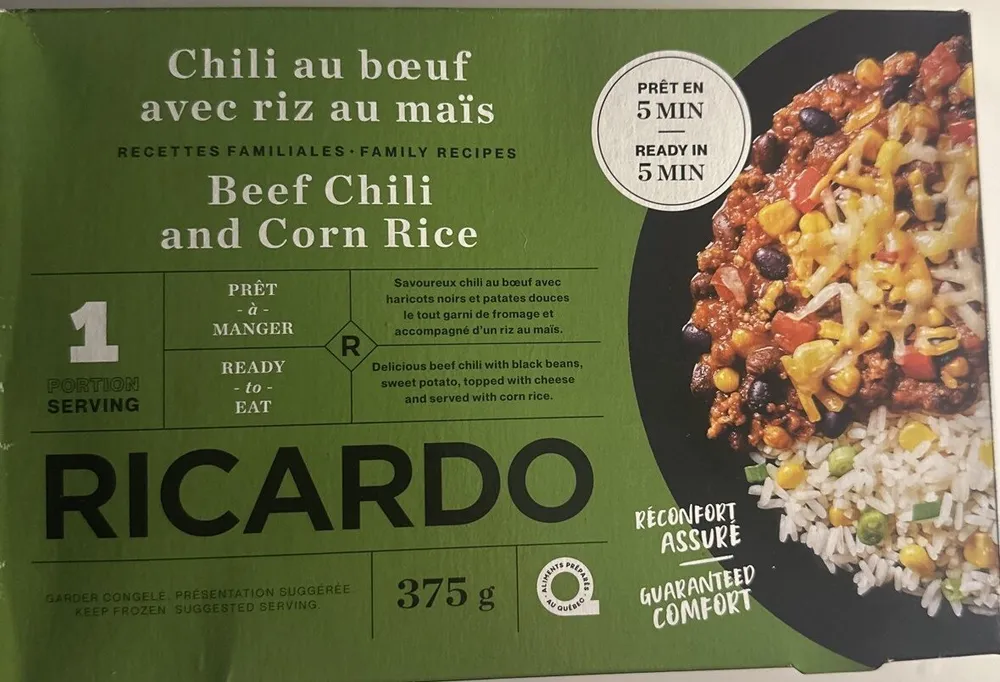 Beef Chili And Corn