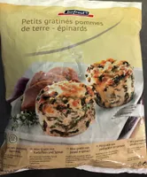 Petits gratinés pommes de terre - épinards