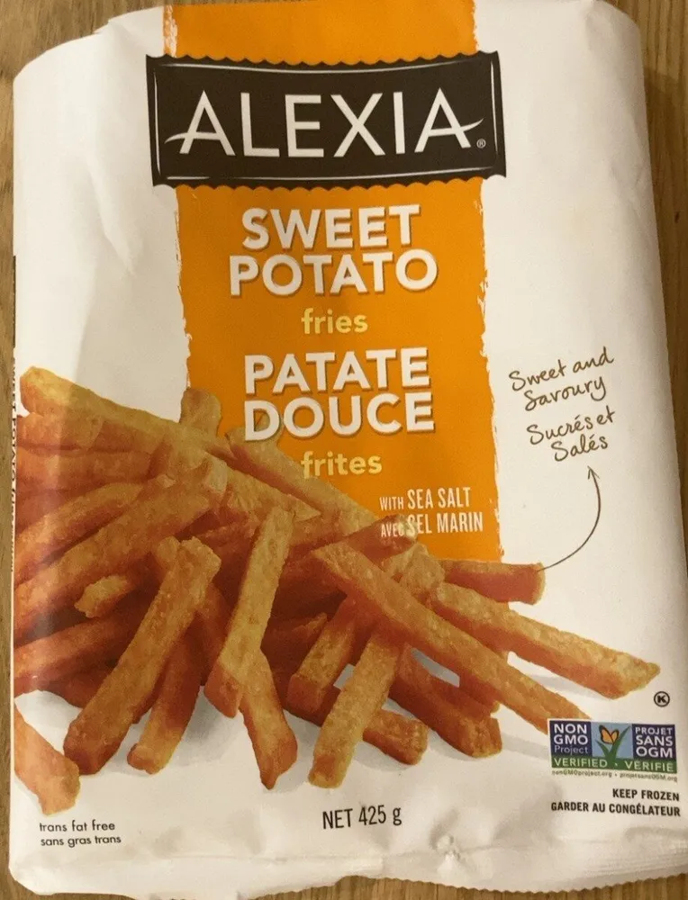 Frites patate douce