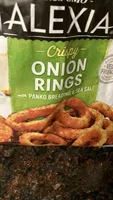 Crispy Onion Rings with Panko Breading & Sea Salt