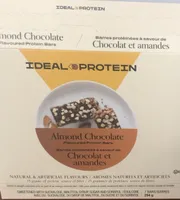 Barres proteineés a saveur chocolat amandes