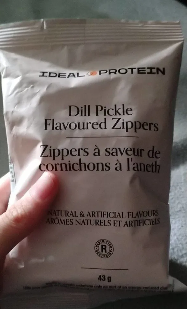 Dill Pickle flavored Zippers