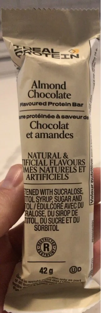 Barre chocolat amande