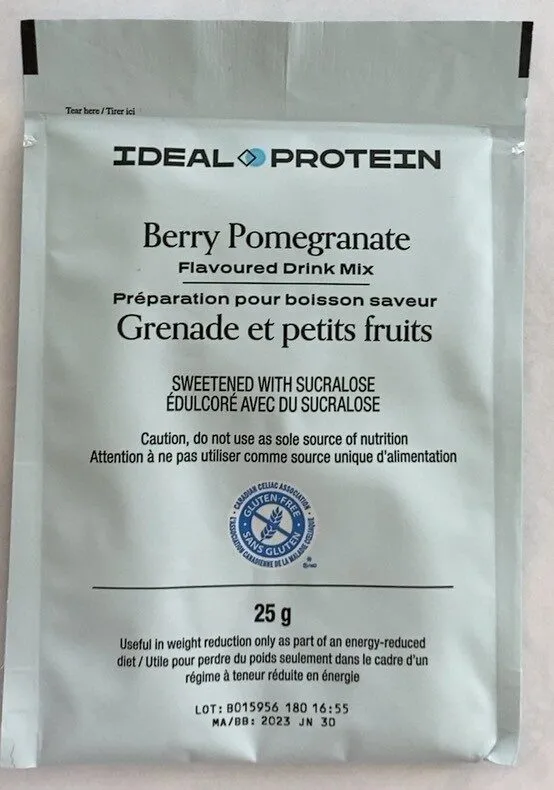 Préparation pour boisson Grenade et petits fruits