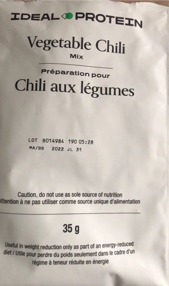 Chili aux légumes