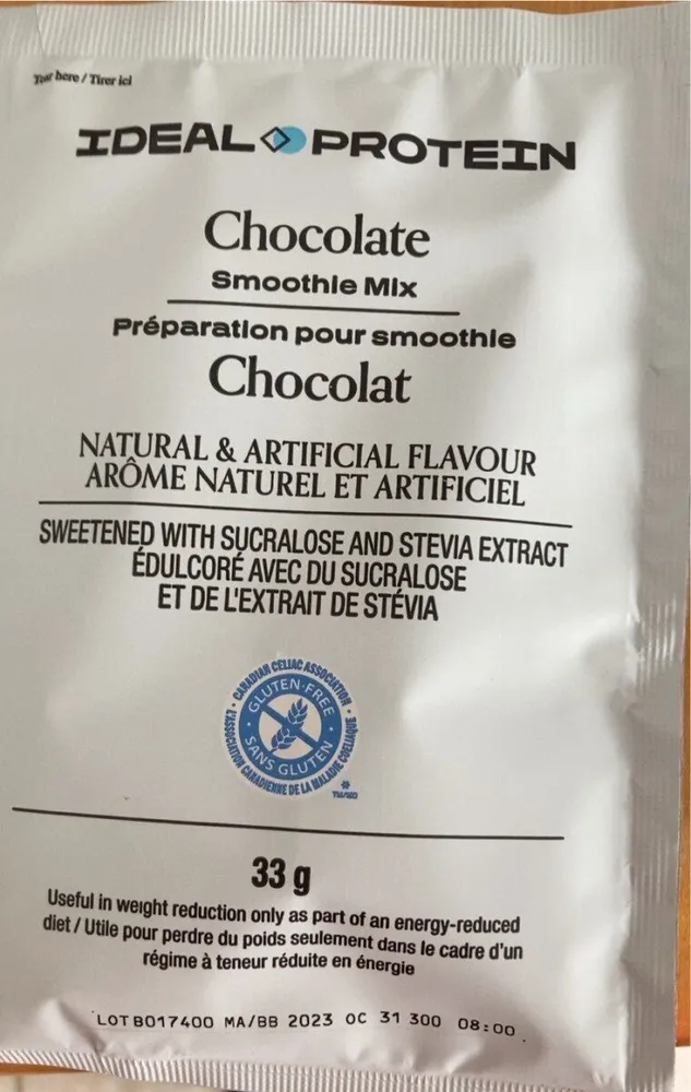 Préparation pour smoothie chocolat
