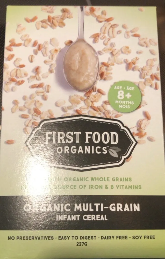 Organic multi-grain cereal