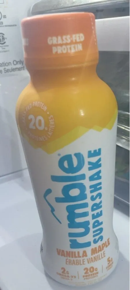 Rumble supershake, Vanilla Maple