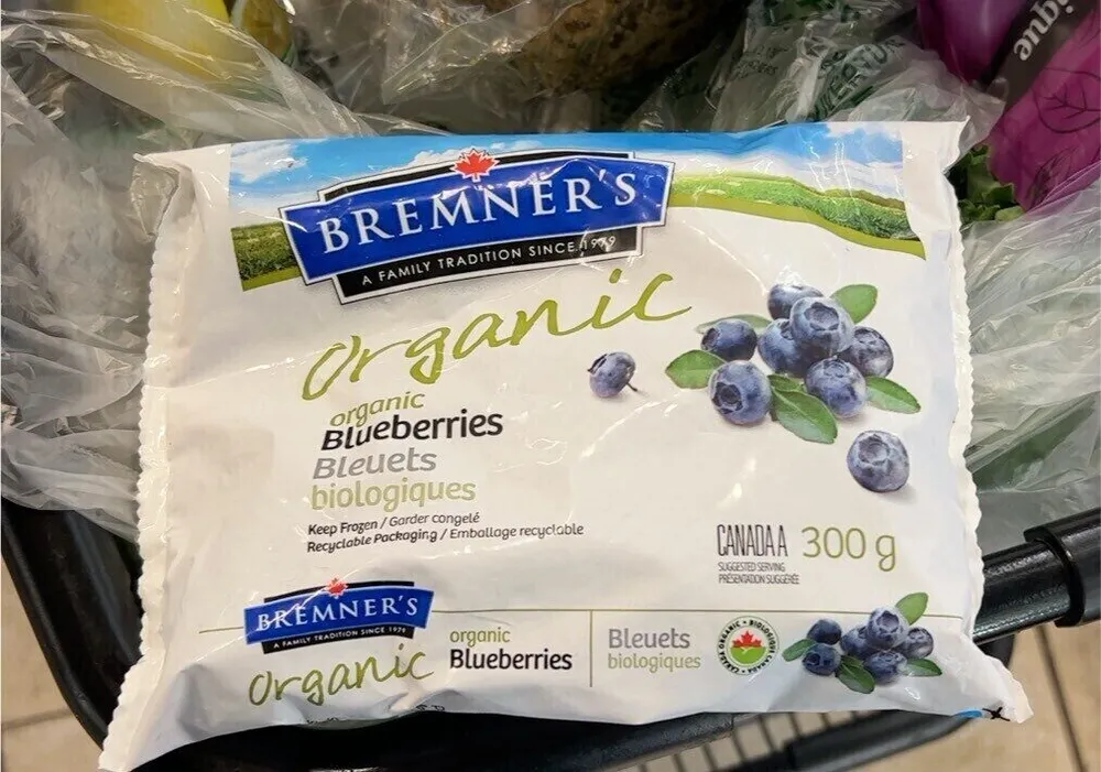 Organic blueberries