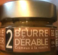 Beurre d'érable crémeux à la vanille