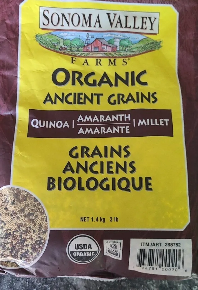 Quinoa amarante et millet