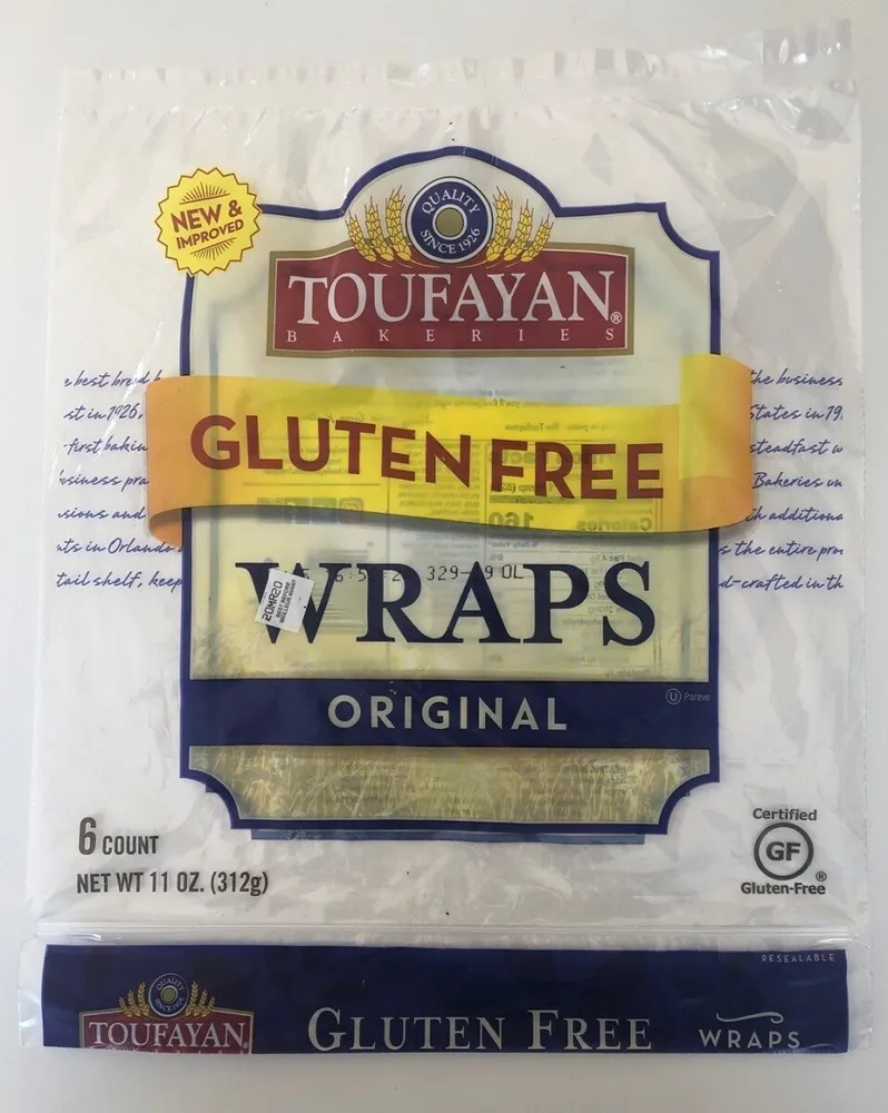 Wraps Toufayan Gluten free