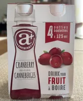 Fruit à boire canneberges
