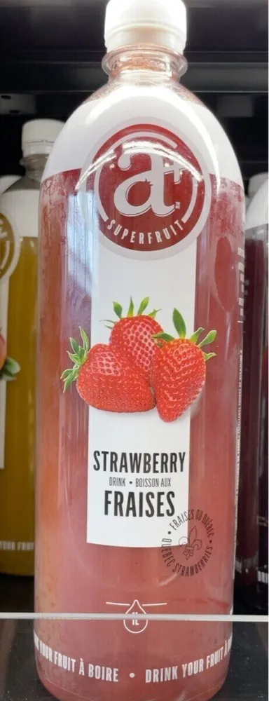Boisson aux fraises