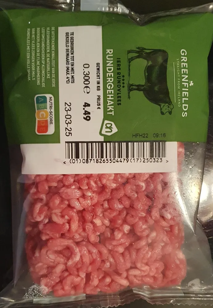 IERS RUNDVLEES RUNDERGEHAKT