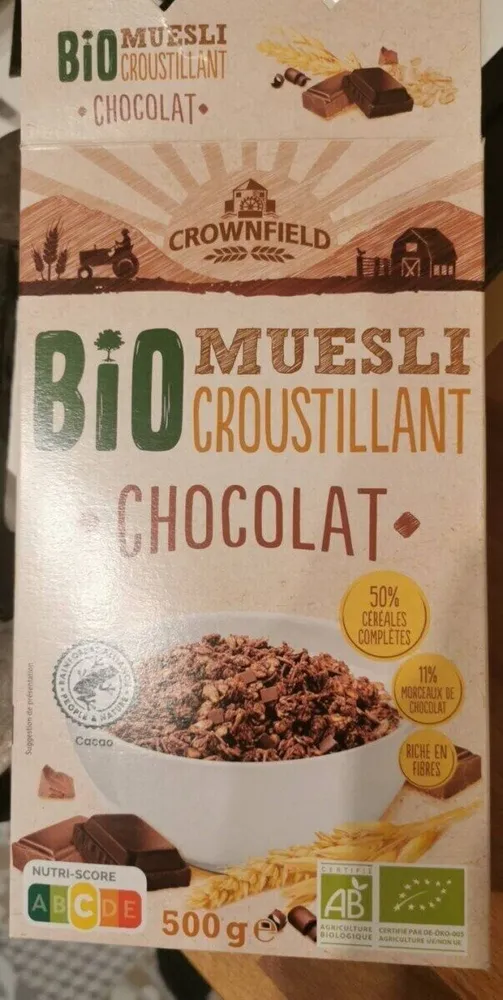 Bio Muesli croustillant chocolat