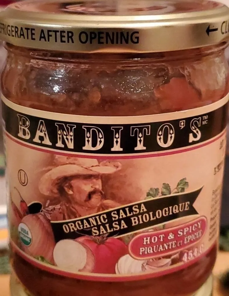 Salsa biologique piquante et épicée
