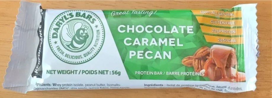 Chocolate Caramel Pecan Protein Bar