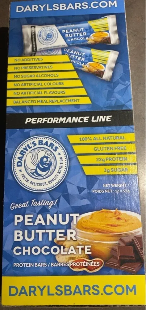 Peanut butter chocolate protien bar