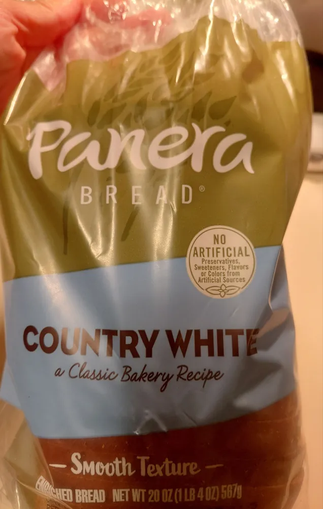 Panera bread, country white bread
