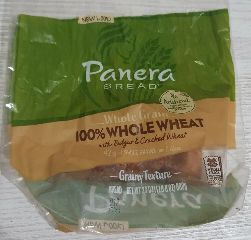 100% Whole Wheat Bread with Bulgur & Cracked Wheat
