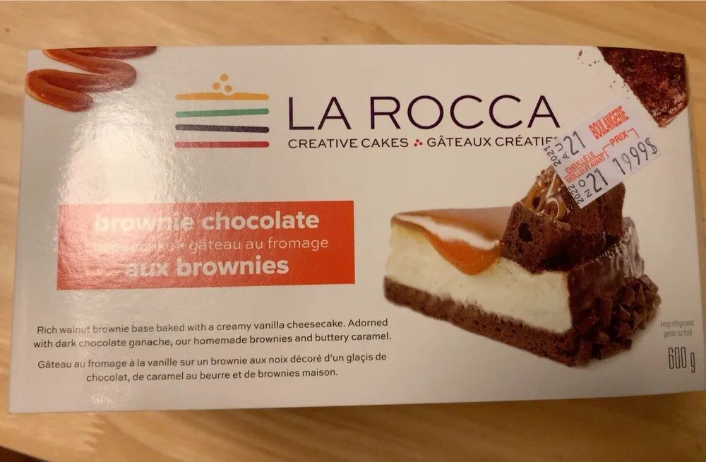 Brownie chocolate cheesecake