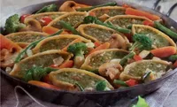 Maultaschen-Gemüsepfanne
