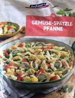 Poêlée de légumes et de Spätzle traditionnels de Souabe